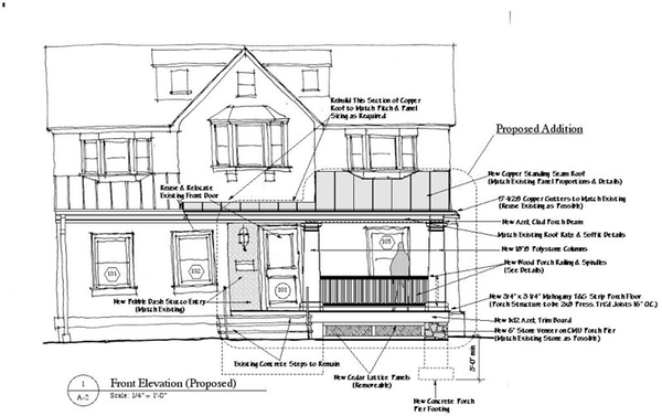 Front Elevation (proposed) | DCL ARCHITECTS